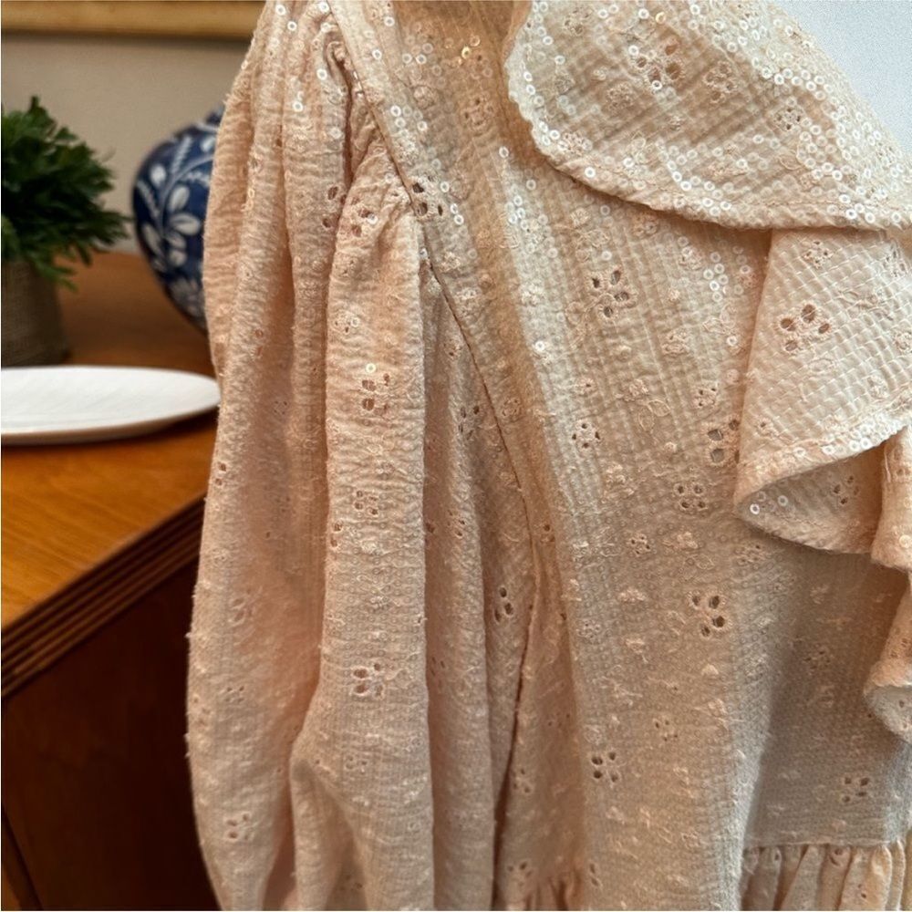 NWOT Stine Goya eyelet and sparkles babydoll dress XL - Picture 8 of 14